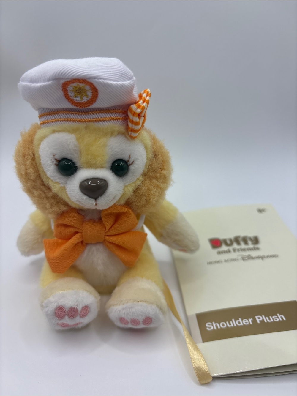 Disney Duffy and Friends CookieAnn Magnetic Shoulder Plush - Orange Bow